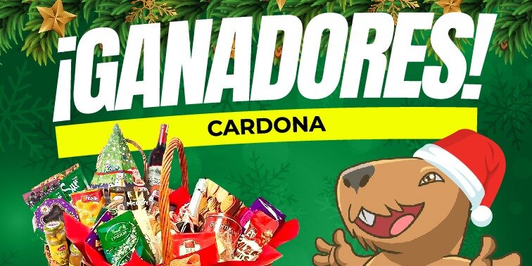 Ganadores Canastones Navideños Cardona