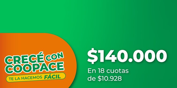 Promo Crecé con COOPACE